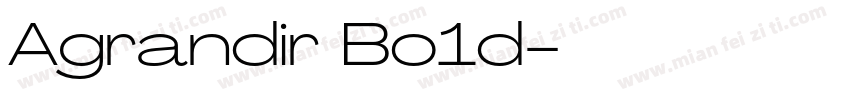 Agrandir Bo1d字体转换